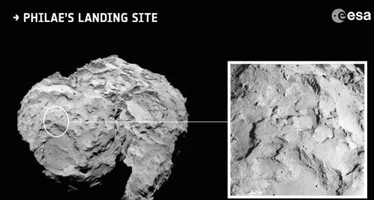 İşte kuyruklu yıldızdaki piramit