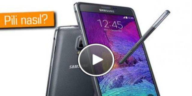 Galaxy Note 4 Pil Testinde Rakipleriyle Karşı Karşıya!