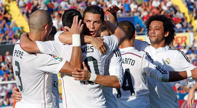 Ronaldo rekor kırdı, Real Madrid gol yağdırdı