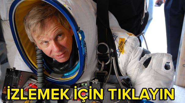 Google'un patronundan uzaydan atlayış rekoru
