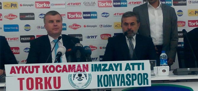 Konyaspor Aykut Kocaman'la imzaladı