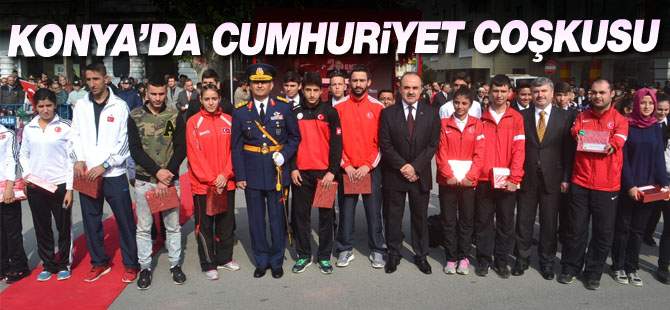 Konya'da Cumhuriyet coşkusu