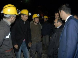 Ülkücü işçiler Ermenek'te