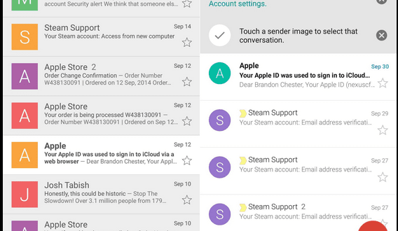 Yenilenen Gmail 5.0 Ortaya Çıktı