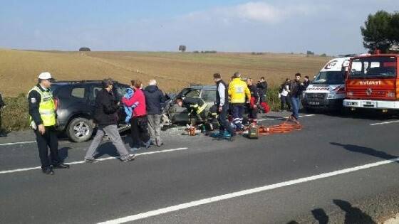Tekirdağ'da Korkunç Kaza 1 Kişi Yaşamını Yitirdi