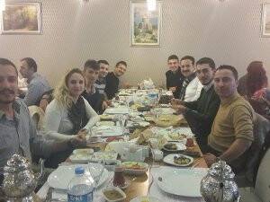 “Konya’da Trafik” ekibinin yöneticileri Bad-ı Saba’da kahvaltıda