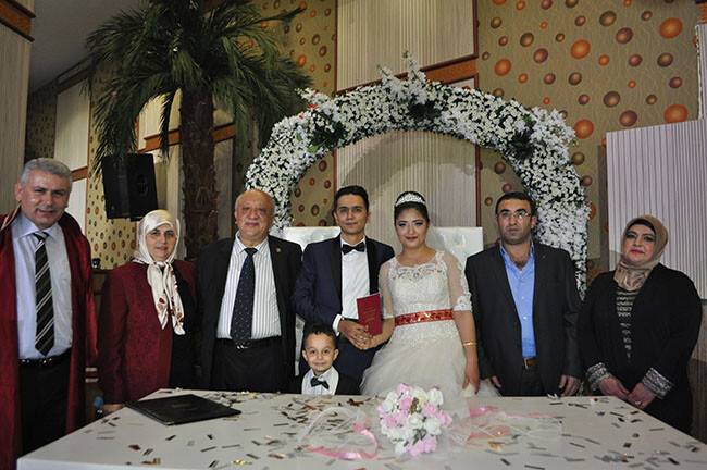 Büşra Şimşek ile İbrahim Korkmaz dünya evine girdi