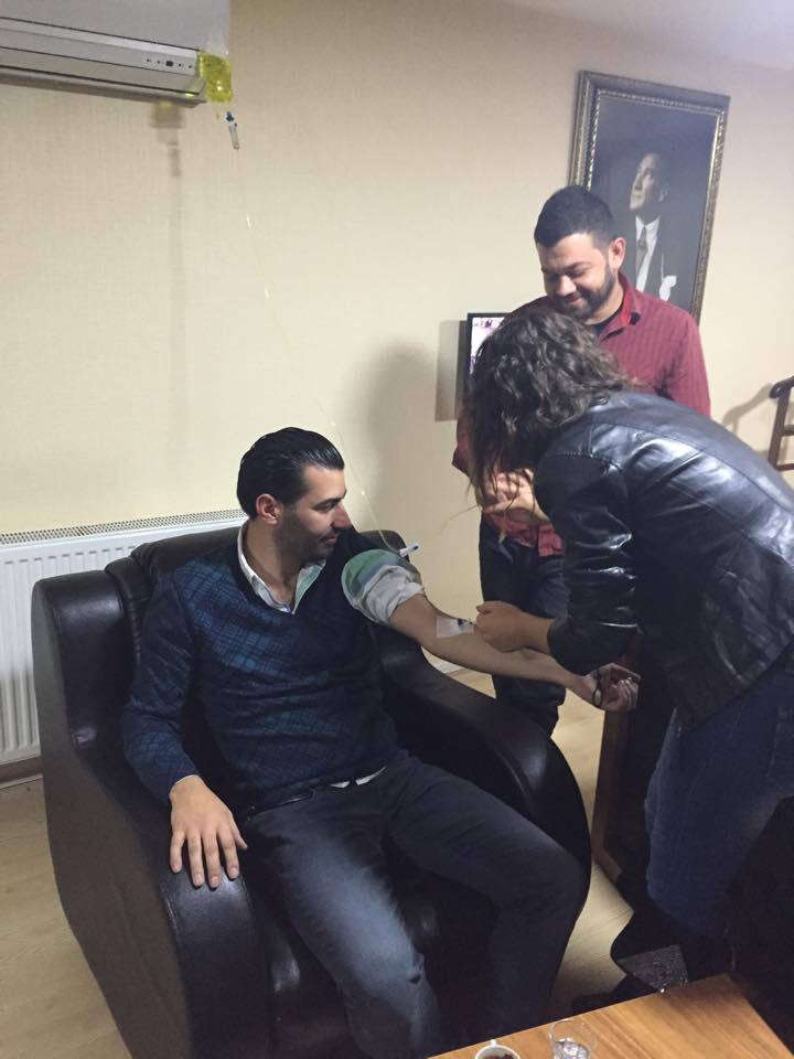 Erhan Hemdil, Yükseliş İş Sağlığı Merkezinde sağlık kontrolünde