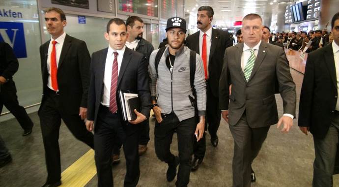 Neymar İstanbul'da