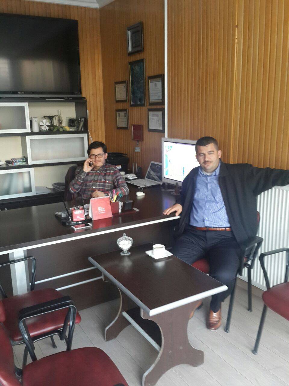 Said Bağcı abimiz Bağyap Mimarlıkta Mehmet Yaşar Kılıç ile sohbette