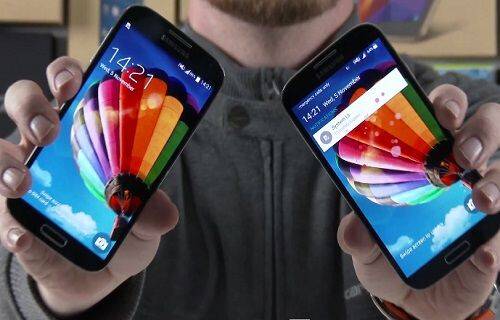 Android 5.0 ve Android 4.4.2 yüklü Galaxy S4 karşılaştırması