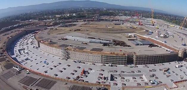 Apple yeni binası iSpaceship ne durumda?