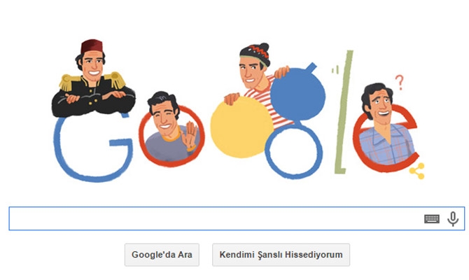 Google'dan Kemal Sunal Doodle'ı