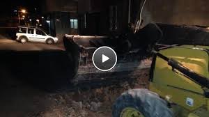 PKK, Nusaybin'de Belediye Aracıyla Hendek Kazdı