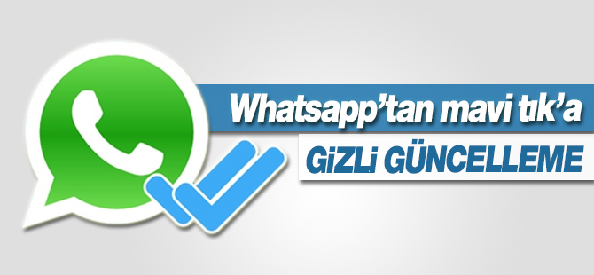 WhatsApp'a mavi tık kapatma seçeneği eklendi