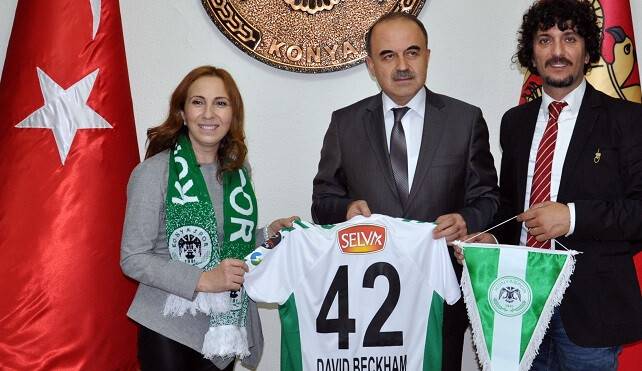 Konya Valisi Erol'dan David Beckham'a Formalı Davet