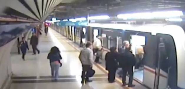 Makinistin dikkati, hayat kurtardı