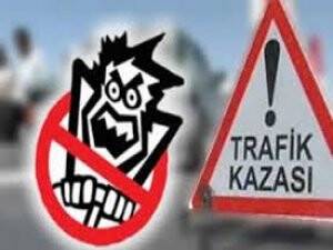 Minibüse Arkadan Çarptı Faciadan Dönüldü
