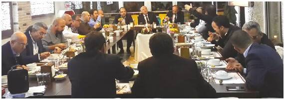 Torku Konyaspor Yönetimi, Nutrex Cafe Bistro’da Emniyet  Müdürü Namal İle Bir Araya Geldi