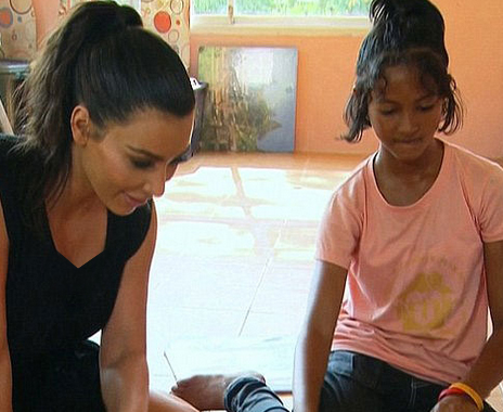 Kim Kardashian küçük kız tarafından reddedildi!
