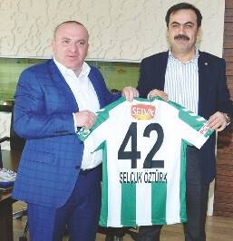 Ali Kaya’dan, Başkan  Öztürk’e Yeşil-beyaz Jest