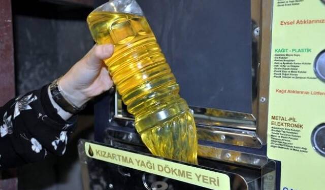 1 litre atıkyağ bakın neler yapıyor?