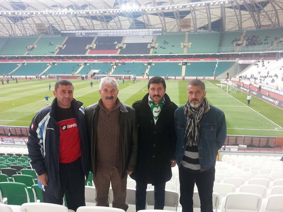 Fanatik Konyasporlulardan Arena hatırası