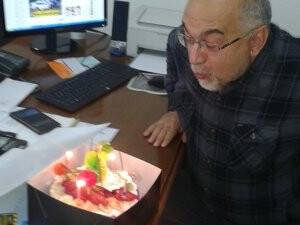 Mehmet Ali Eren için yaş pastalı sürpriz