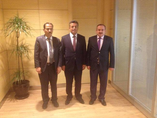 Hadim Heyetinden Müsteşar Faruk Özçelik’e ziyaret