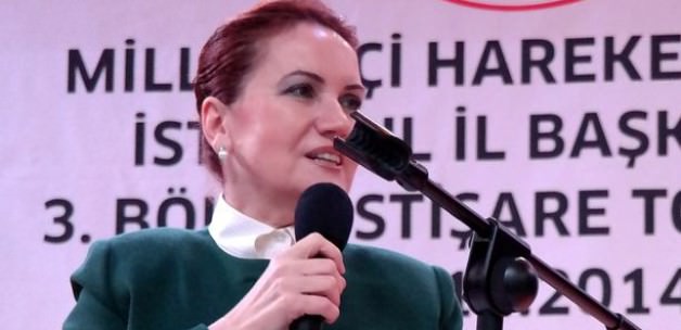 MHP'li Akşener Davutoğlu'na meydan okudu