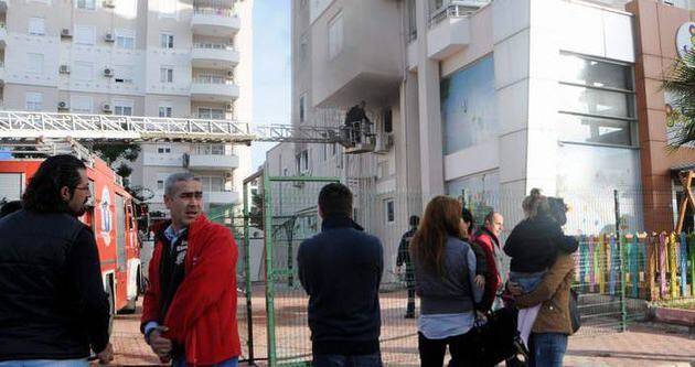 Antalya'da anaokulunda patlama