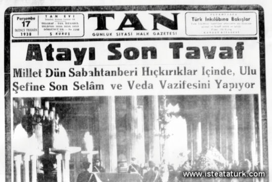 Tan Gazetesi 1935-1945 Sergisi Tan Evi'nde açılıyor