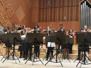 Necmettin Erbakan Üniversitesi Cumhurbaşkanlığı Senfoni Orkestrası Salonunda