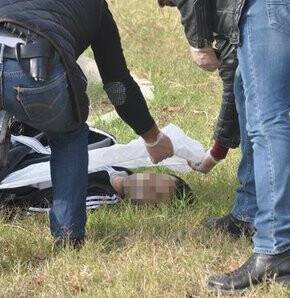 Çocuk parkında intihar