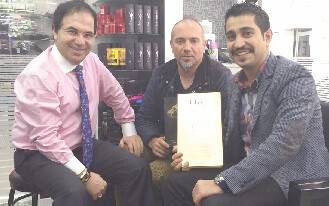 Oro Therapy  Eğitmeni Yusuf  Kara İle Satış  Müdürü Cengiz  Serin Kuaför  Kemal’de