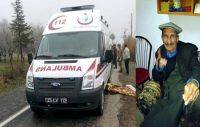 Eşi için gelen ambulans ölüme götürdü