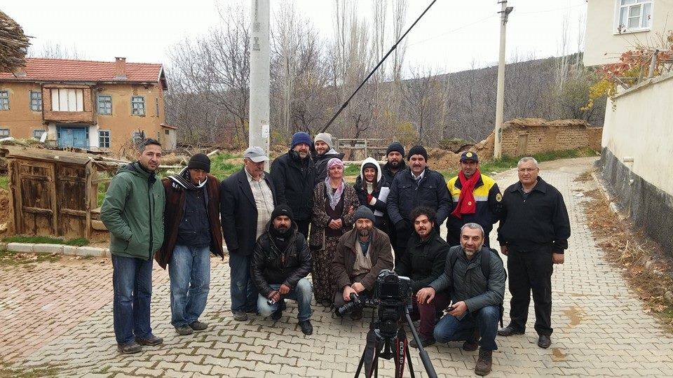 Arama motoru filminin ekibi bir arada