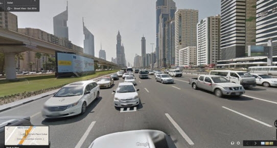 Google Street View Dubai'de!