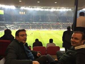 Fuat Tuza ile Ümit Uçar’ın Arena keyfi