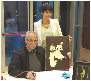 Sanatçı Recep Asena, Özlem Aydoğdu  İle Birlikte