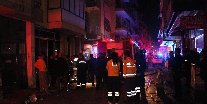 Apartman yangınında 1 kişi öldü