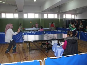 Okullar, masa tenisinde yarıştı