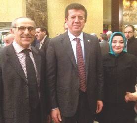 Prof. Fikret Akın Erdem, Zeliha Üzümcü Bakan  Nihat Zeybekçi İle Birlikte