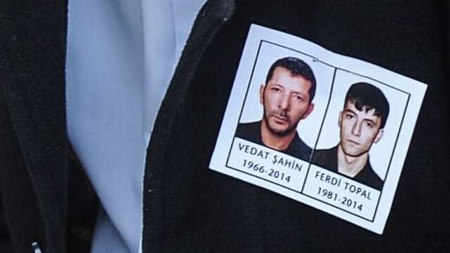 Bafra'da Vedat Şahin ve Ferdi Topal için cenaze töreni