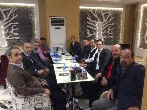 İPEKYOLU yönetimi tatlı sohbet ve tatlı ikramında