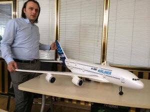 İş adamı Osman Suda’nın Rj A380 Airliner uçağı