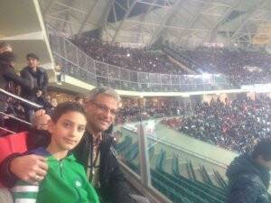 İsmail Özkan oğlu ile TORKU Arena’da