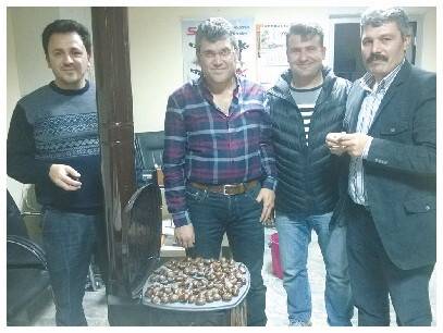 Celil  Çalış  Başkan  Kestane  Testinde