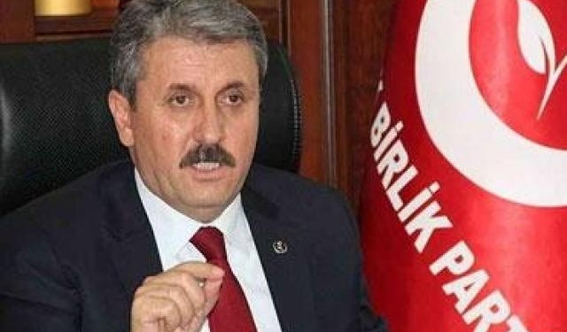 BBP Genel Başkanı Mustafa Destici'den "baraj" iddiası