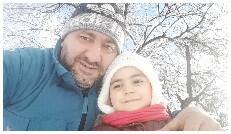 Atilla’nın Kızı Tuana İle Kar Selfiesi